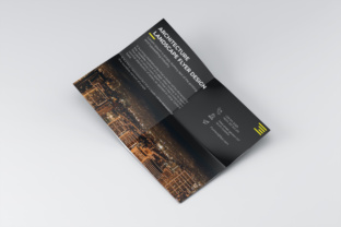 City Arhitecture Landscape Flyer: Minimalist Design for Maximum Impact