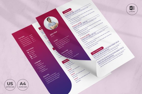 Craft a Standout CV with an Advertising Agency Template