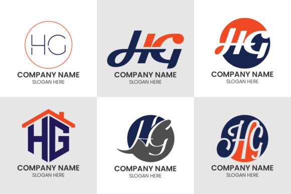 Crafting a Memorable Brand with the Initial H G Logo Set