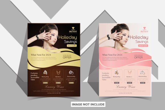 Elevate Your Brand with a Luxury Jewelry Sale Flyer Template
