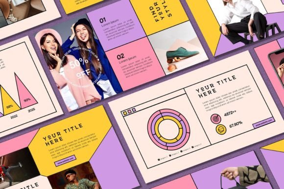 Line Retro Powerpoint Template: Design Slides That Actually Captivate
