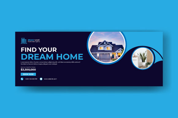 Master Your Brand’s First Impression with Real Estate FB Cover Design