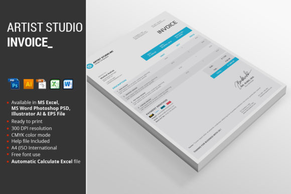 Mastering Your Art Business with the Artist Studio Invoice