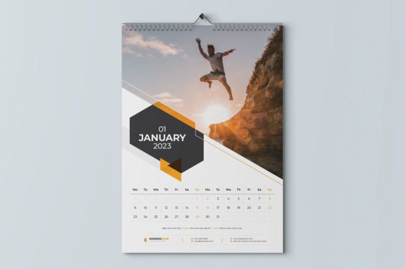 Modern Wall Calendar 2023: A Practical Design Asset