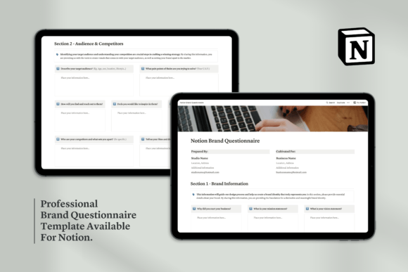 Notion Brand Questionnaire Template: Streamline Client Onboarding