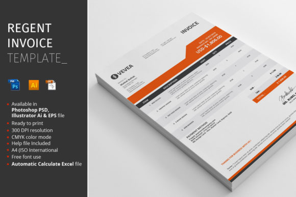 Regent Invoice Template: A Professional Design Asset