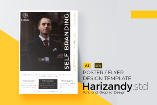 Self Branding Flyer Design: A Minimalist Approach to Professional Promotion