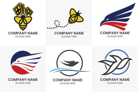 Set of Bird Logo Vector Icon Sign Symbol: Your Go-To for Versatile Branding