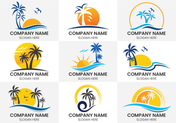 Set of Vector Icons for the Beach: A Complete Design Toolkit