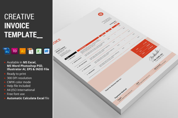 Streamline Your Branding with a Creative Invoice Template