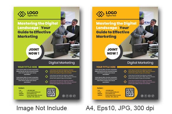 Transform Your Marketing: The Editable Digital Flyer Template