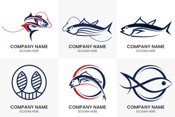 Unleashing Creativity with the Fish Logo Design Set